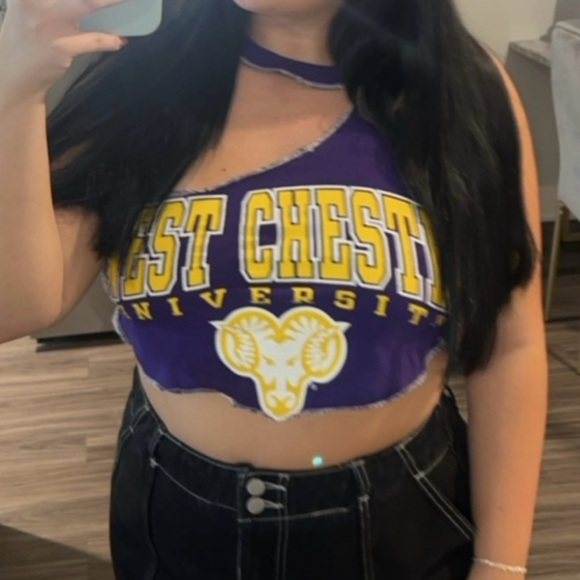 West Chester University Custom Reworked Top - Picture 3 of 3